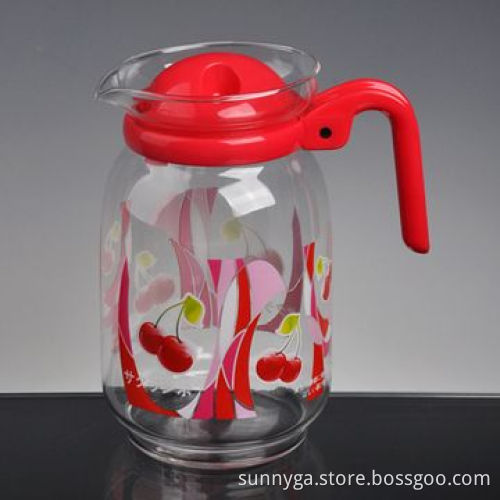 1,200mL Printed Decanter, Available in Red, Measures 107 x 96 x 200mm